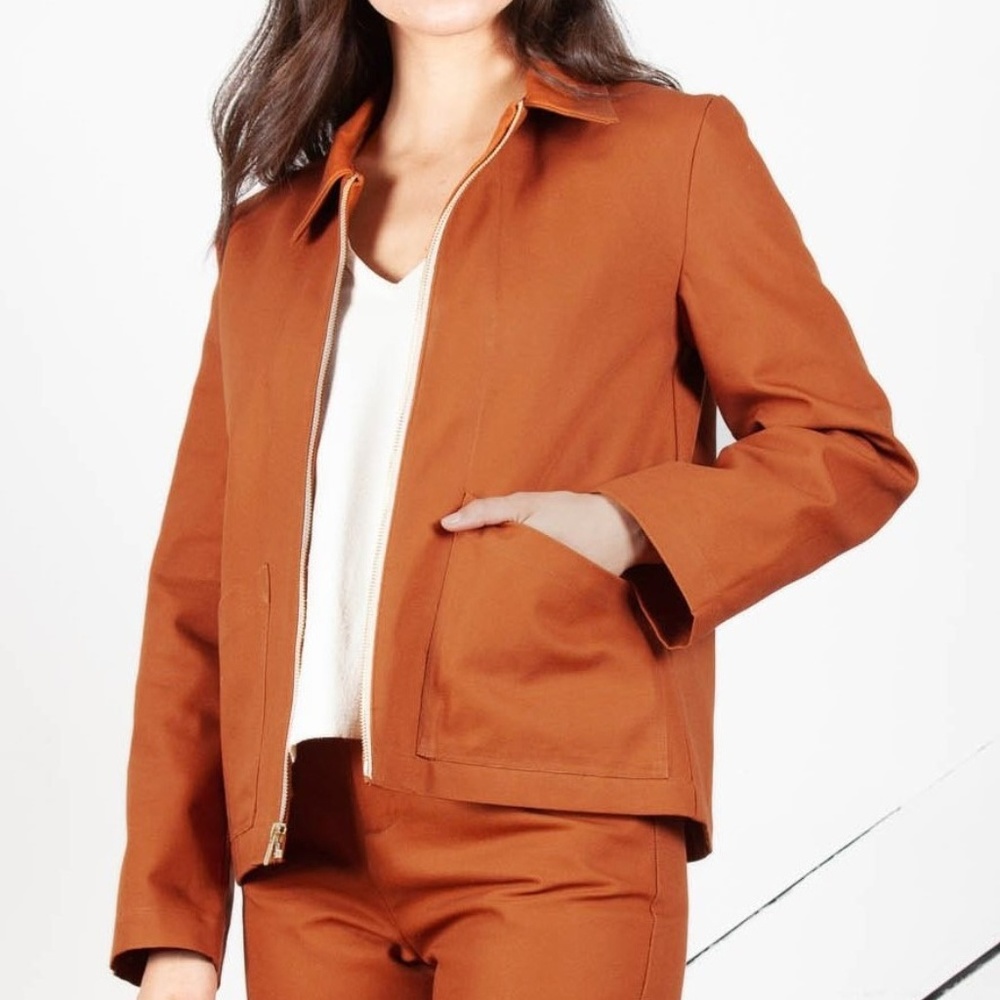 Only Child Coast jacket, sienna, small